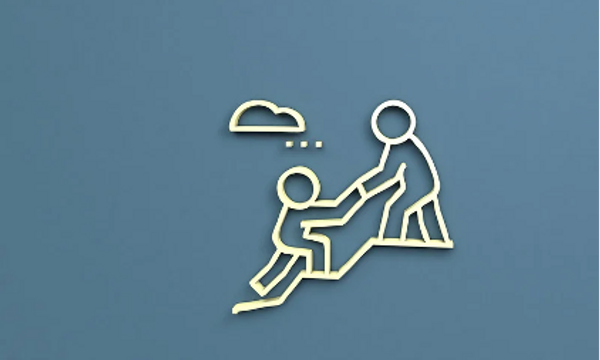Astronaut in the air